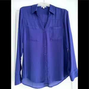 Express the portofino shirt slim fit medium navy